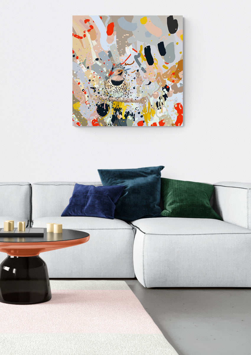 Canvas 'Yellow tail'