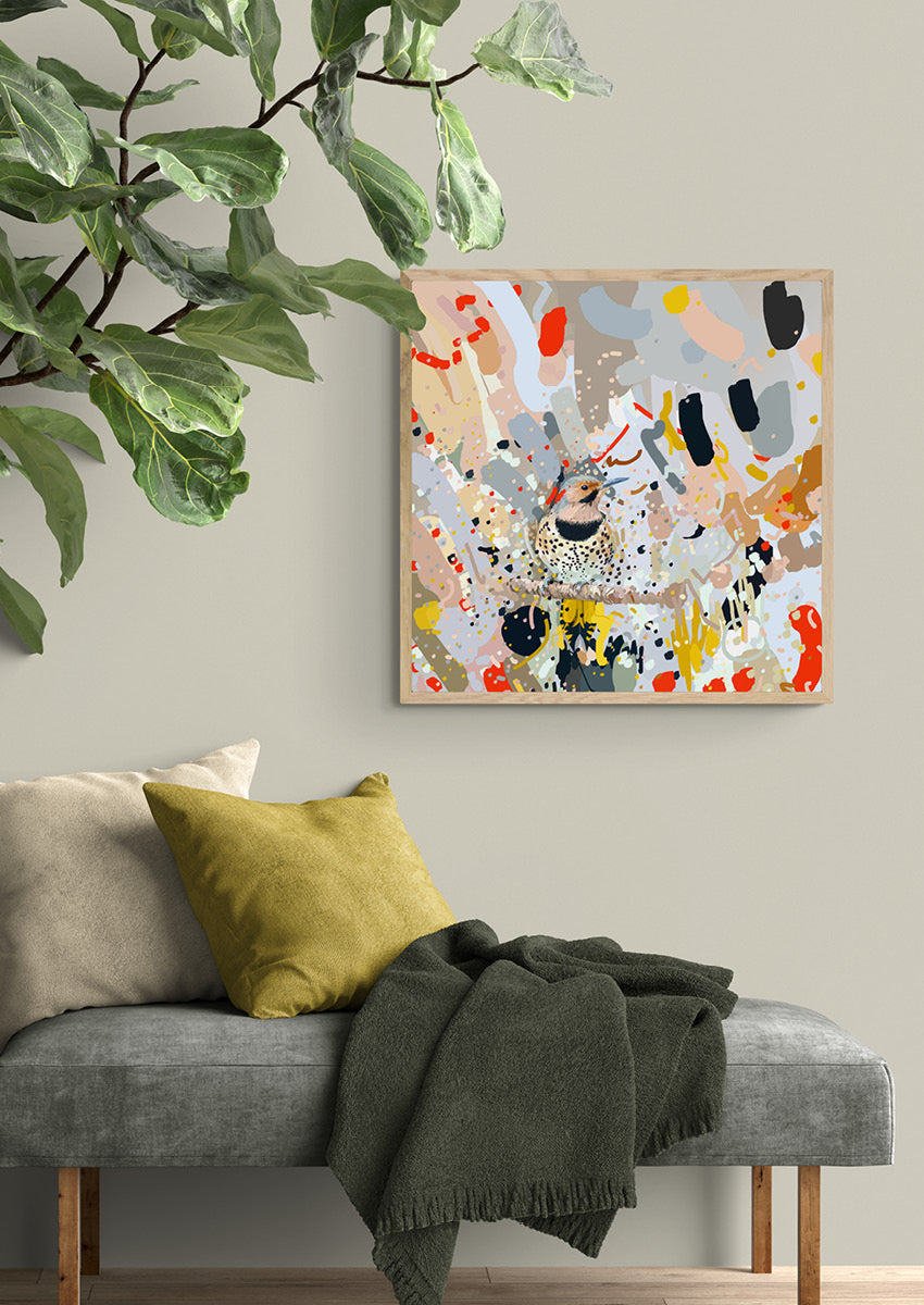 Canvas 'Yellow tail'