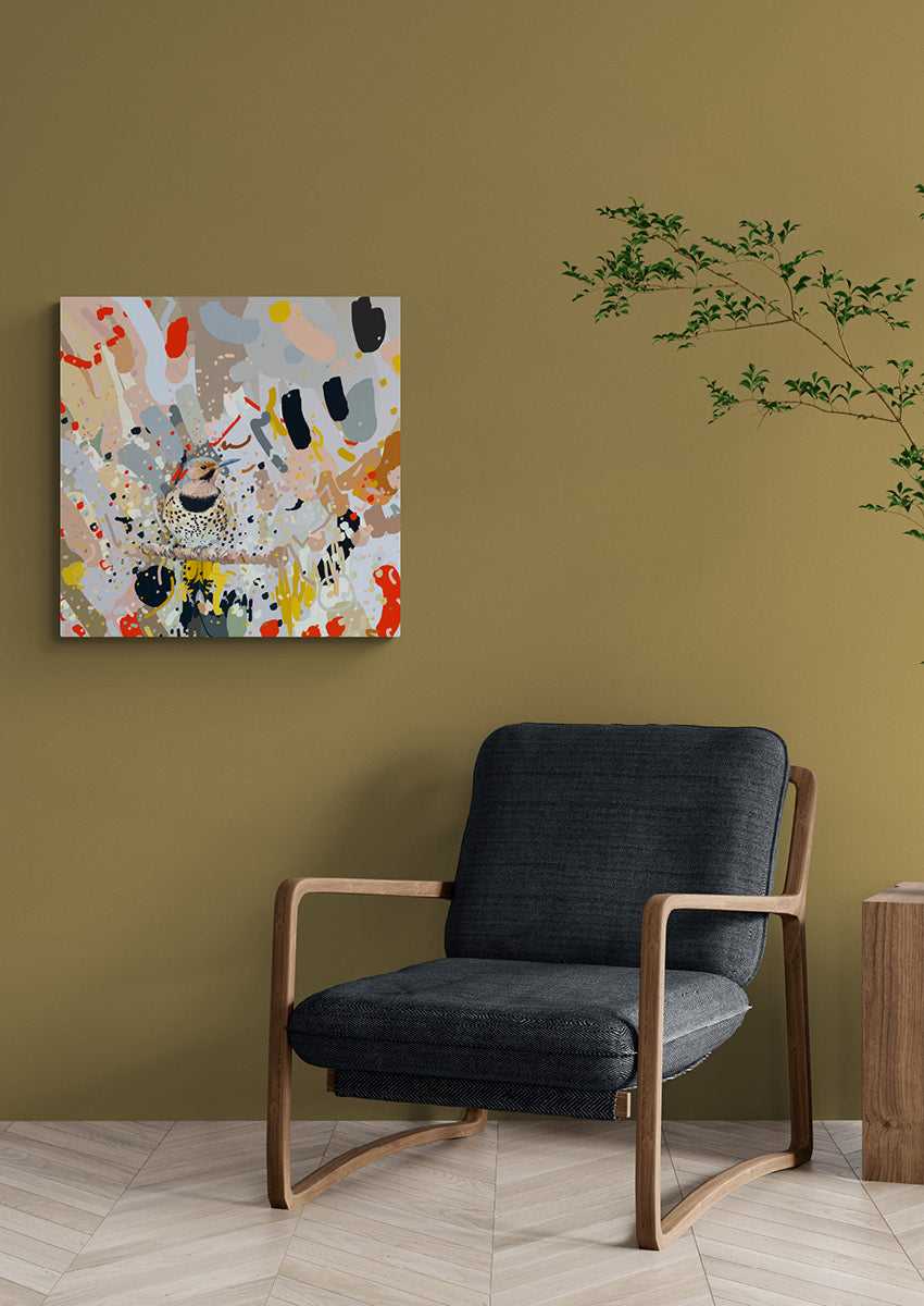 Canvas 'Yellow tail'