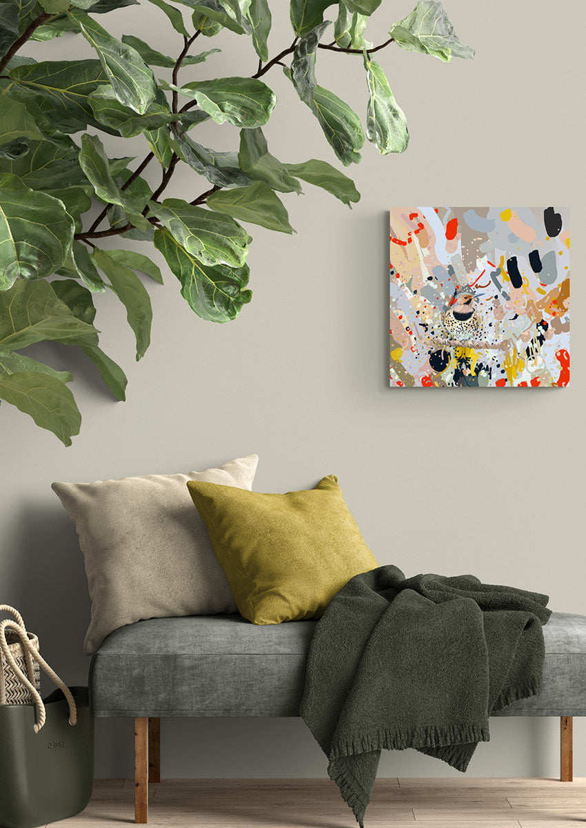 Canvas 'Yellow tail'