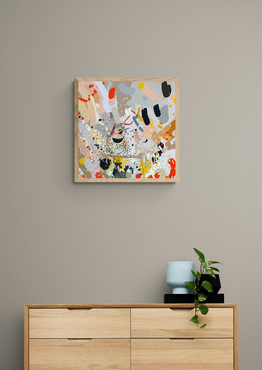 Canvas 'Yellow tail'