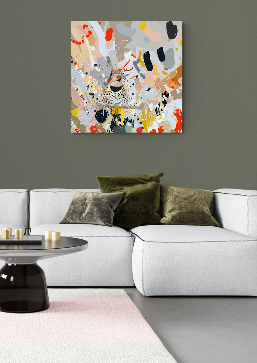 Canvas 'Yellow tail'