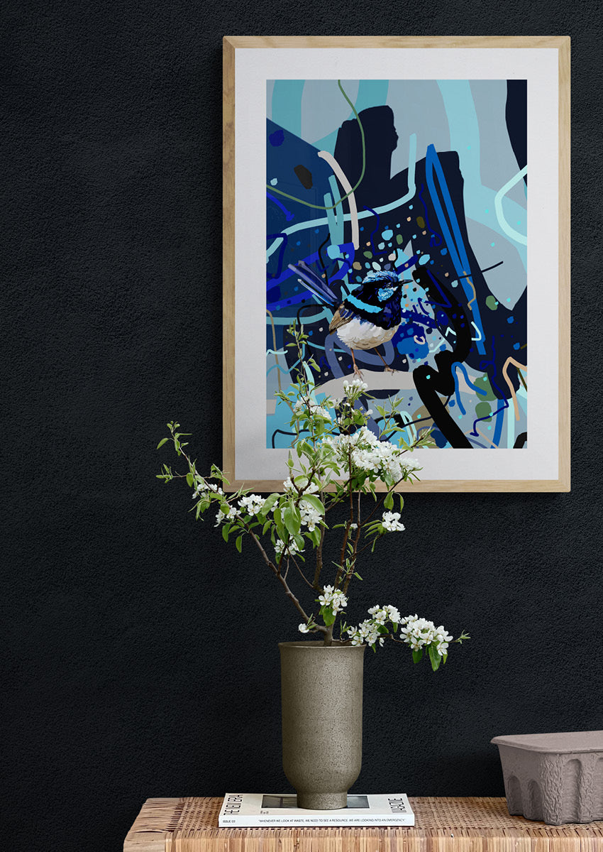 Little blue fairy wren