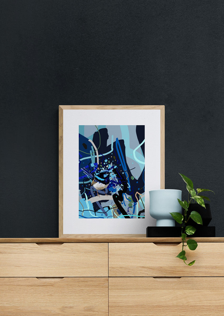 Little blue fairy wren
